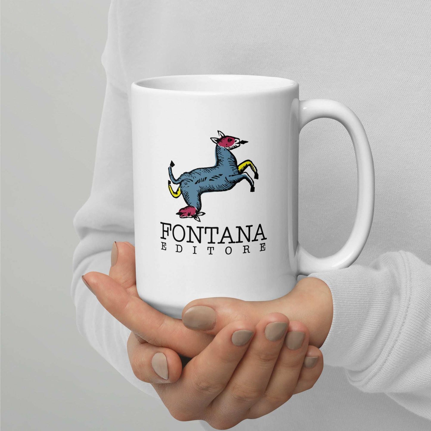 Tazza Fontana Editore. In Ceramica, per Amanti di Libri e Spiritualità - Fontana Editore