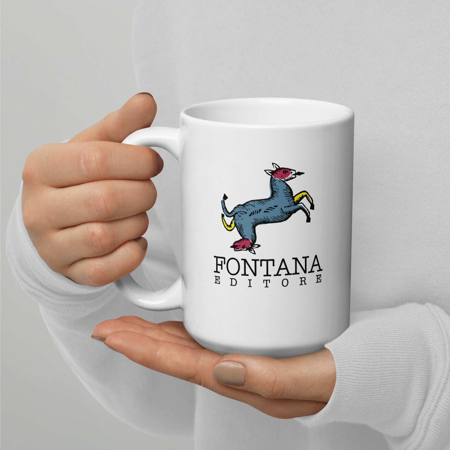 Tazza Fontana Editore. In Ceramica, per Amanti di Libri e Spiritualità - Fontana Editore