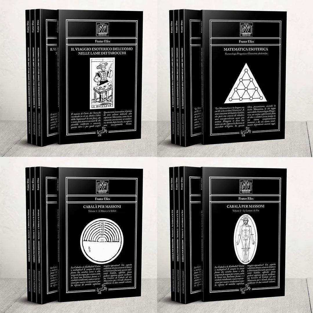 4 libri Massonici di Frater Efes - Fontana Editore